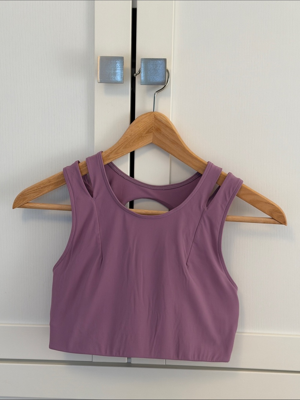 lululemon athletica Lavender Double-Strap Crop Tank